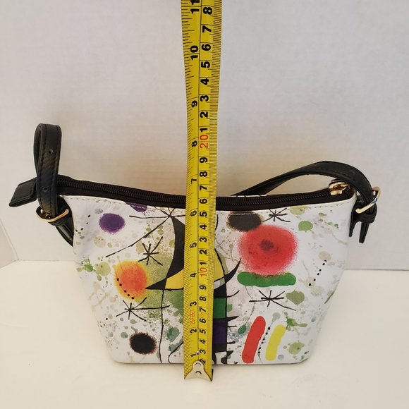 Joan Miro Singing Fish Abstract Surrealism Shoulder Bag Purse Handbag - Picture 2 of 11
